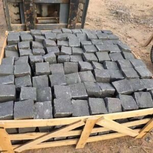 Zhangpu Black basalt Cobble Stone Cube Stone