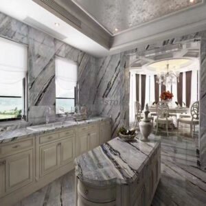 Blue Danube Marble White Marble Slabs