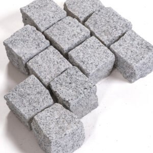 G603 Cobble Stone Grey granite Cube Stone