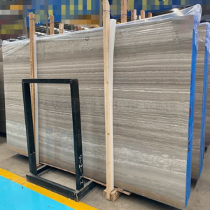 Grey Wooden Marble Slabs
