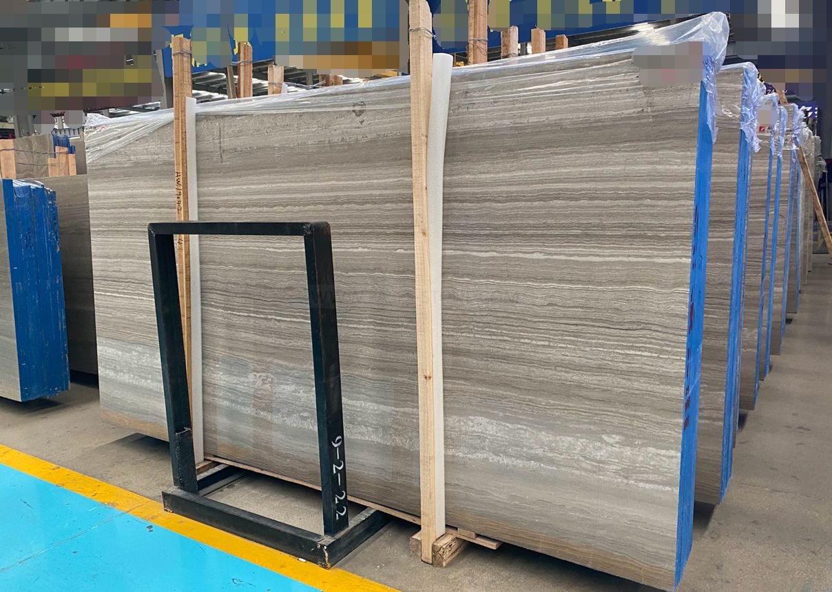Grey Wooden Marble Slabs - Image 2
