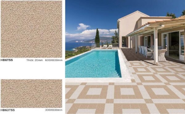 HB63T55 Chinese Ceramic Flooring Tiles Porcelain Paving