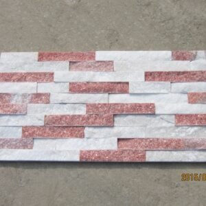 White And Red Quartzite, Culture Stone Slate Products Quartzite
